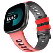 Twin Sport Armbånd Fitbit Versa 4 - Rød/sort