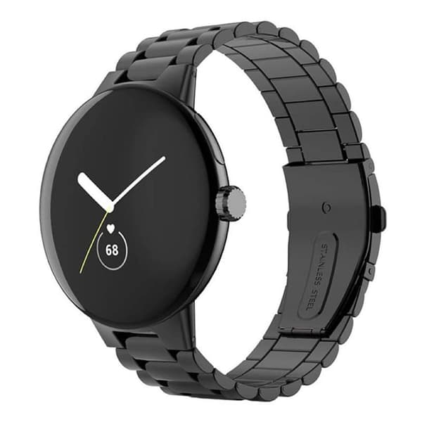 ranneke ruostumatonta terästä Google Pixel Watch - Musta