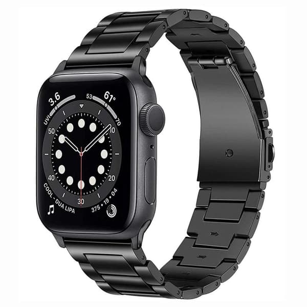 Armbånd BEAD Titan Apple Watch 7 (41mm) Pro - Svart