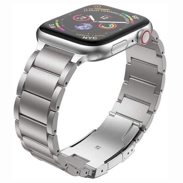 Armbånd BEAD Titan Apple Watch 7 (41mm) Pro - Sølv