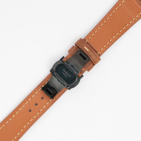 Läderband - Saddle Brown till Apple Watch