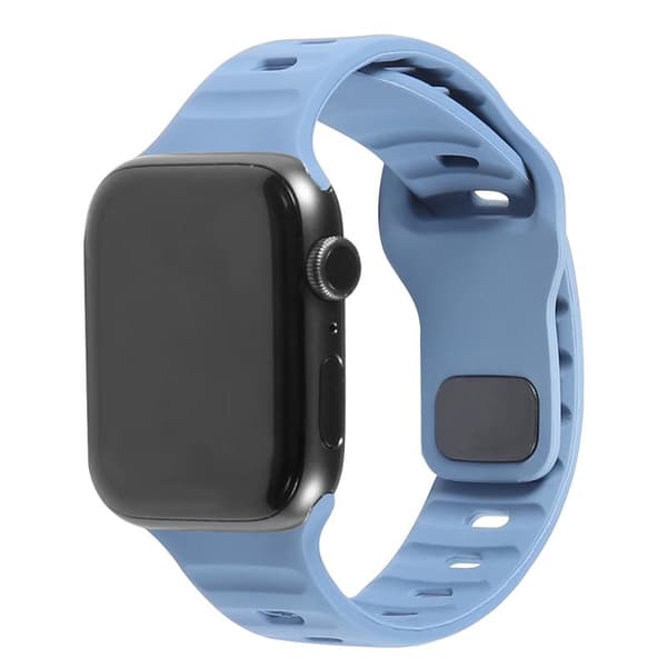 Apple Watch kompatibelt Armband SPORT Silikon  DIMBLÅ 42/44/45mm
