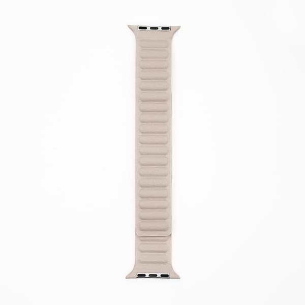LäderWrap - Stone Beige till Apple Watch