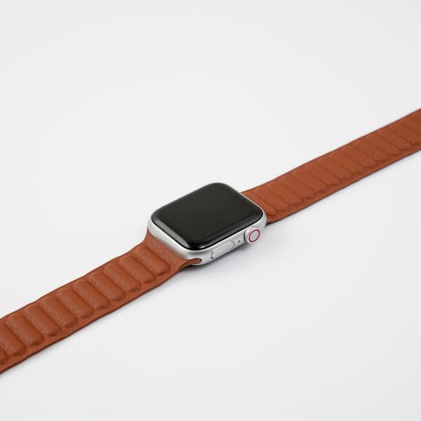LäderWrap - Saddle Brown till Apple Watch