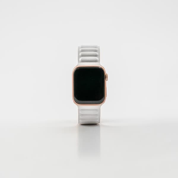 LäderWrap - White till Apple Watch