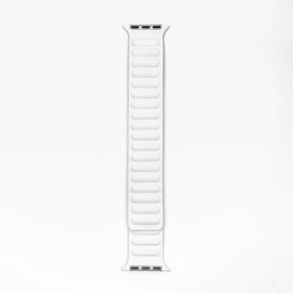LäderWrap - White till Apple Watch Vit Apple Watch 42-45mm