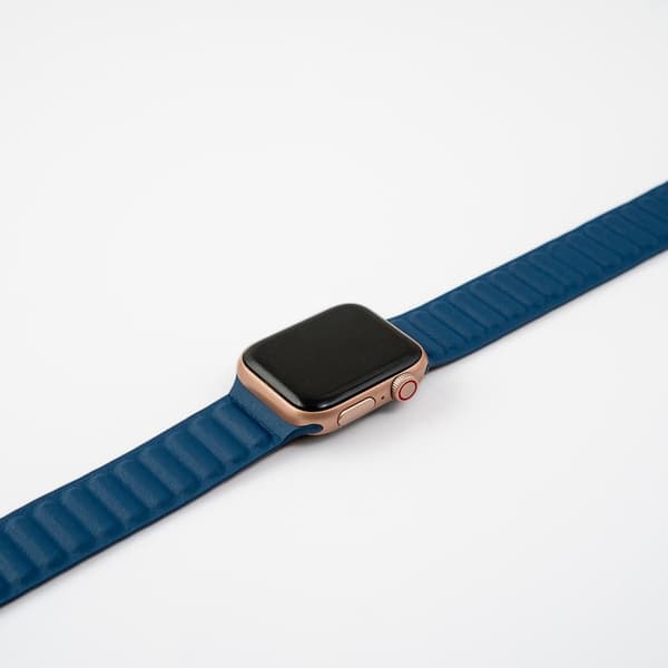 LäderWrap - Navy Blue till Apple Watch