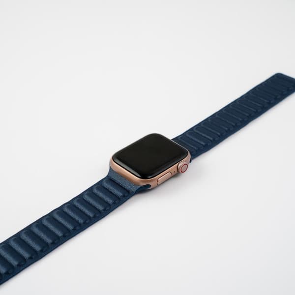 LäderWrap - Midnight Blue till Apple Watch