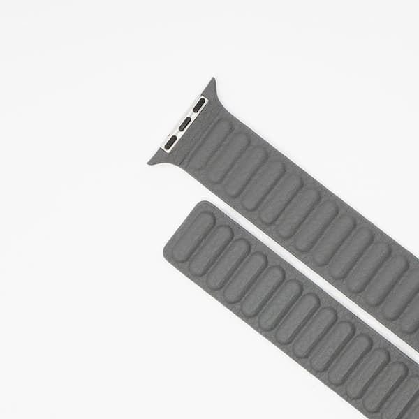 LäderWrap - Space Gray till Apple Watch