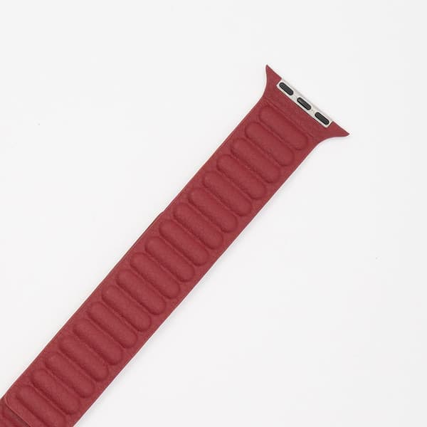 LäderWrap - Wine Red till Apple Watch