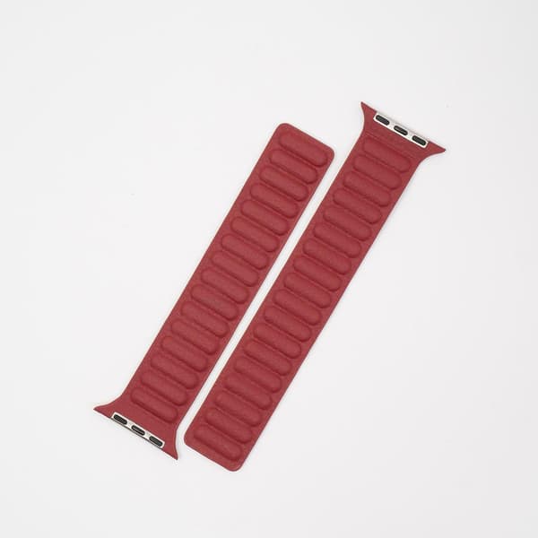 LäderWrap - Wine Red till Apple Watch