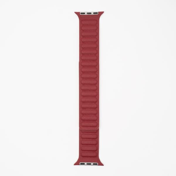 LäderWrap - Wine Red till Apple Watch