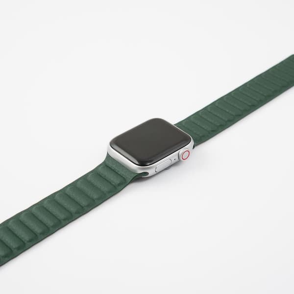 LäderWrap - Camo Green till Apple Watch