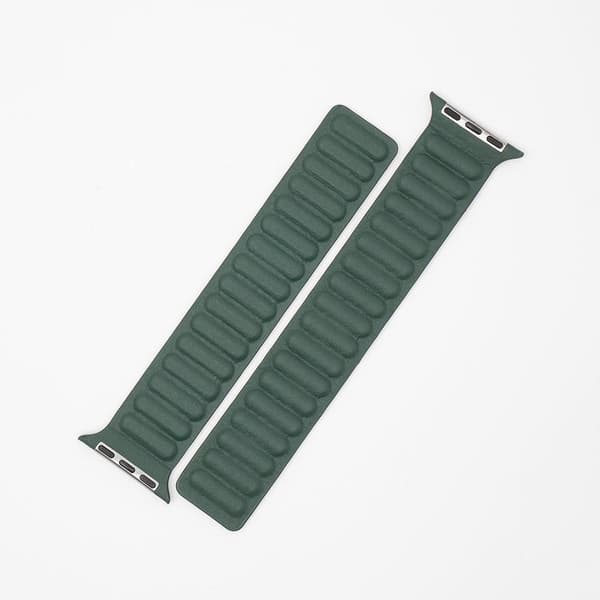 LäderWrap - Camo Green till Apple Watch