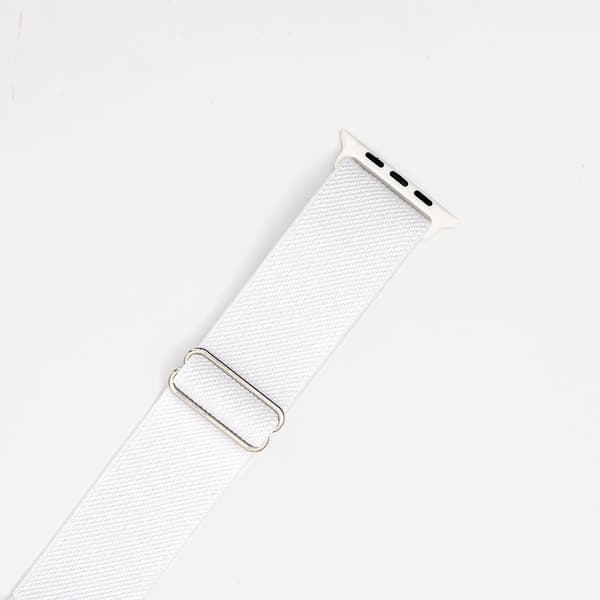 Nylonband - Snow till Apple Watch