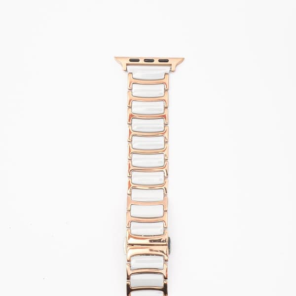 Stålband Elegans - Rosé/Vit till Apple Watch "Rosé"
"White" Apple Watch 38-41mm
