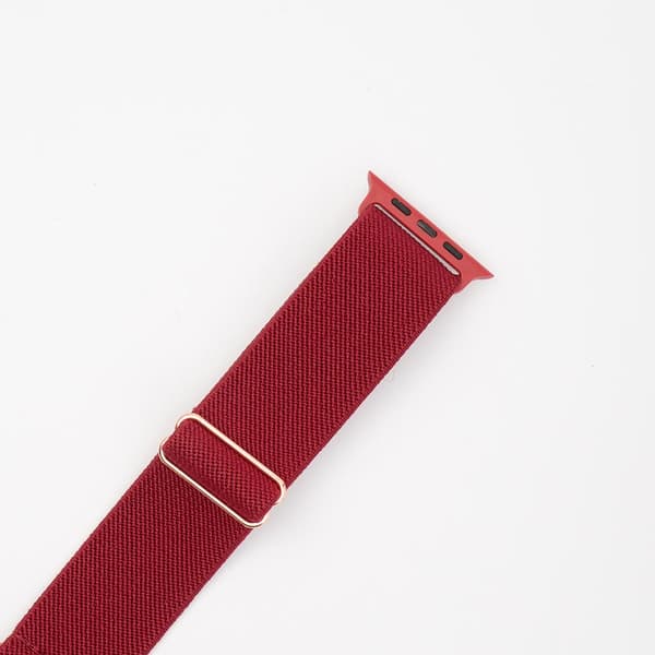 Nylonband - Wine Red till Apple Watch