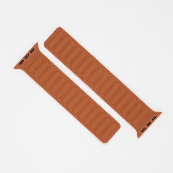 SilikonMagnet - Saddle Brown till Apple Watch