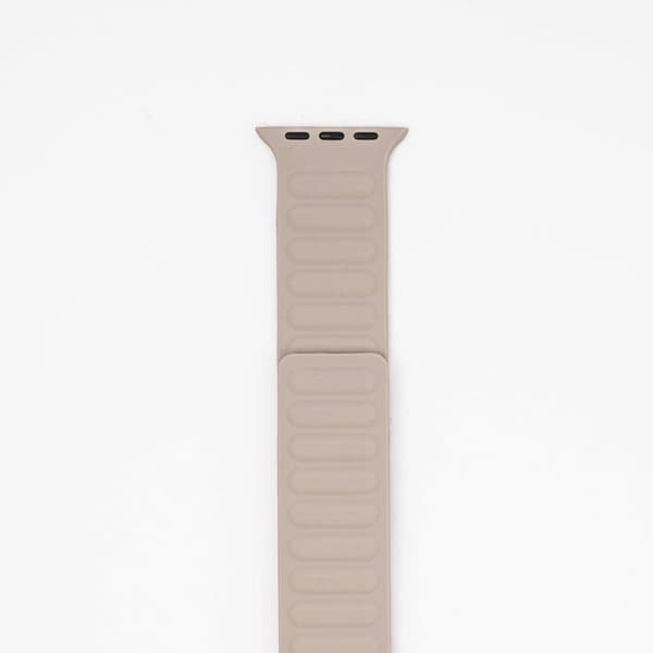SilikonMagnet - Stone Beige till Apple Watch