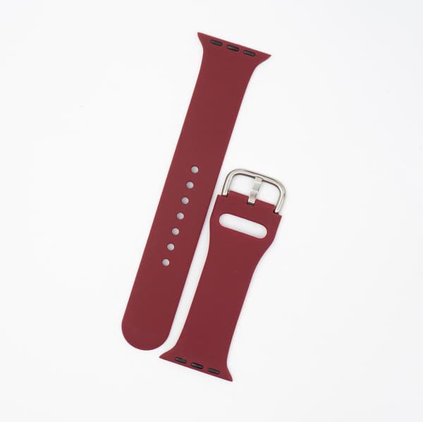 Silikon Aktiv - Burgundy till Apple Watch
