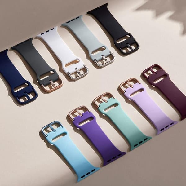 Silikon Aktiv - Burgundy till Apple Watch