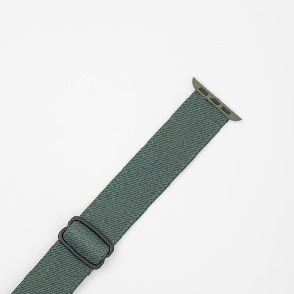 Nylonband - Camo Green till Apple Watch
