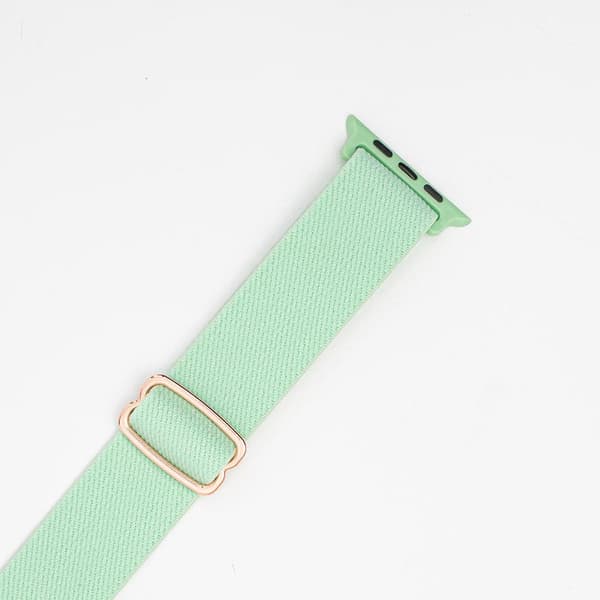 Nylonband - Pastel Green till Apple Watch Grön Apple Watch 42-45mm