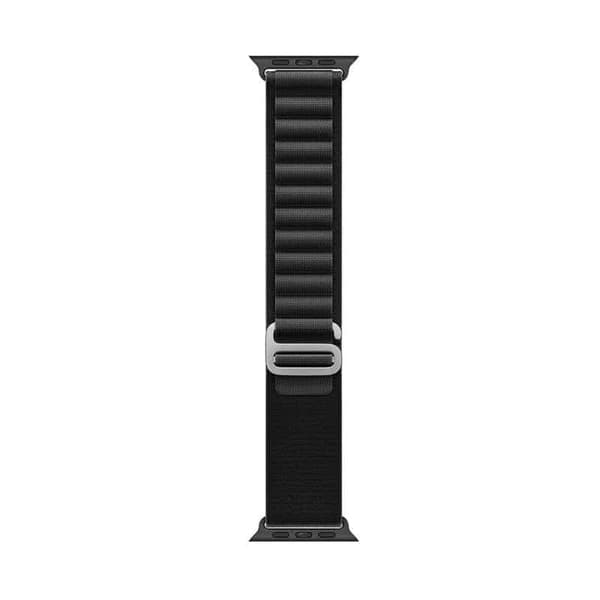 Artic Elastiskt nylon Armband Apple Watch SE 2022 (44mm) - Svart