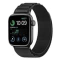 Miniatyrbild 1 av 3: Artic Elastiskt nylon Armband Apple Watch SE 2022 (44mm) - Svart