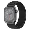 Miniatyrbillede 1 af 3: Artic Elastic nylon Armbånd Apple Watch 8 (45mm) - Sort