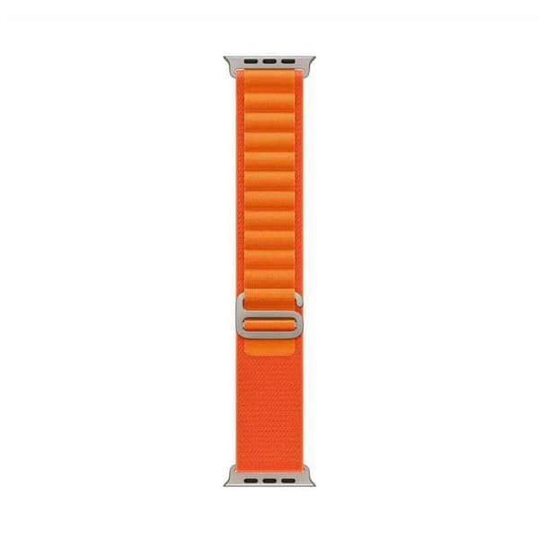 Artic Elastisk nylon armbånd Apple Watch 7 (45mm) - Oransje