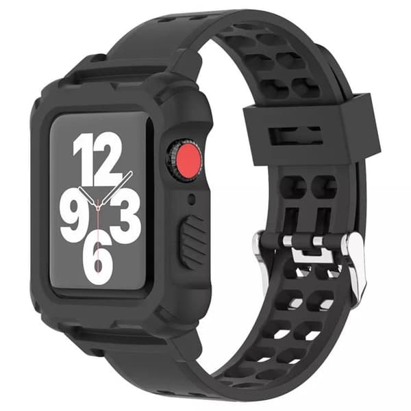 Apple Watch kompatibelt Armband TPU SVART 38/40/41 mm