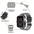 Miniatyrbild 2 av 3: Apple Watch kompatibelt Armband TPU RÖD 42/44/415 mm