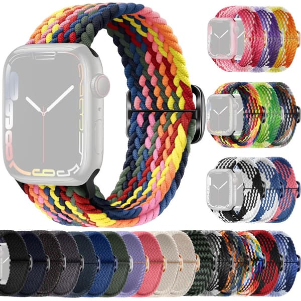 SKALO Punottu -ranneke Apple Watch Series 1-3 38mm
