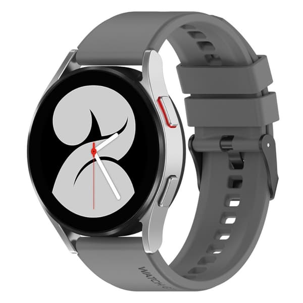 Samsung Galaxy Watch 5 40mm / 44mm / 5 Pro 45mm Silicone Klockarmband - Grå