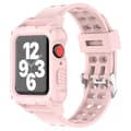 Miniatyrbild 1 av 2: Apple Watch kompatibelt Armband TPU  LJUS ROSA 38/40/41 mm