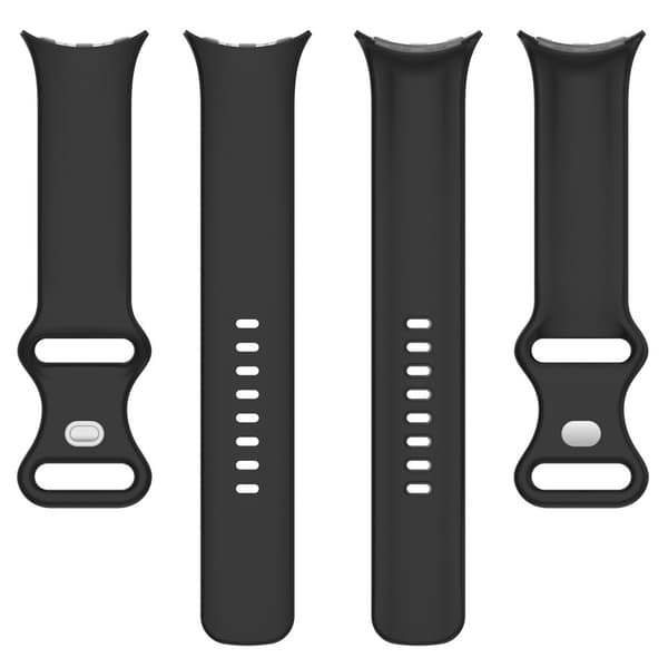 Klockarmband silikon för kvinnor Svart  Google Pixel Watch