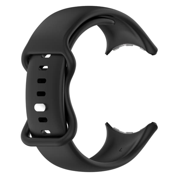 Klockarmband silikon för kvinnor Svart  Google Pixel Watch