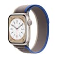 Miniatyrbilde 1 av 3: Tactik nylon armbånd Apple Watch 8 (41mm) - Blueroom grey
