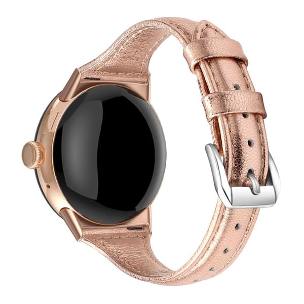 Kellon ranneke aitoa nahkaa Ruusukulta  Google Pixel Watch