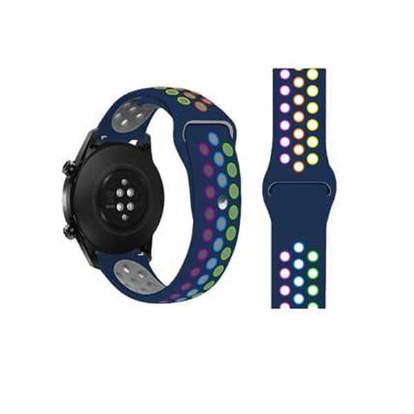 INF Klockarmband i Silikon BlåSamsung Galaxy Watch 4 40mm 44mm/Gear Sport, Huawei Watch GT3/GT2 42 mm, Honor Watch SE, Garmin Venu 2 PLUS/Vivomove Spo