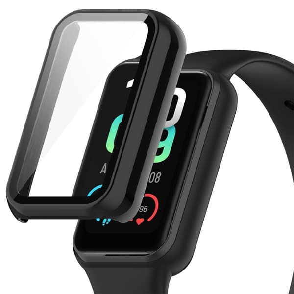 INF Fuld beskyttelseskasse SortHuami Amazfit Band 7