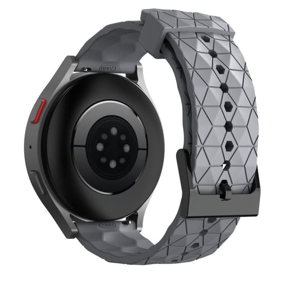INF Fotball mønster klokkerem silikon GråSamsung Galaxy Watch 3 45mm/Gear S3/S3 Classic/S3 Frontier, Huawei Watch GT Runner, Huami Amazfit GTR 3, Hono