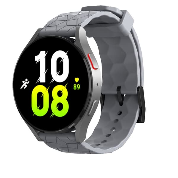 INF Fotball mønster klokkerem silikon GråSamsung Galaxy Watch 3 45mm/Gear S3/S3 Classic/S3 Frontier, Huawei Watch GT Runner, Huami Amazfit GTR 3, Hono