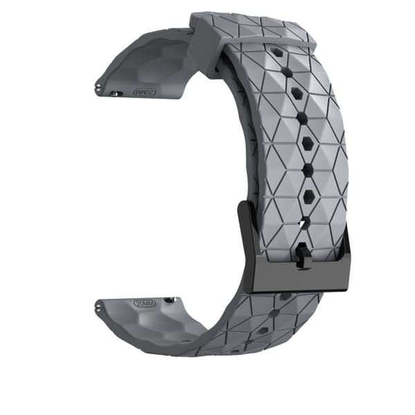 INF Fotball mønster klokkerem silikon GråSamsung Galaxy Watch 3 45mm/Gear S3/S3 Classic/S3 Frontier, Huawei Watch GT Runner, Huami Amazfit GTR 3, Hono