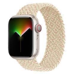 Apple Watch kompatibelt ARMBAND Elastiskt BEIGE DOT 38/40/41 mm Beige M
