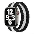 Miniatyrbild 1 av 2: Apple Watch kompatibelt ARMBAND Elastiskt SVART/VIT 38/40/41 mm