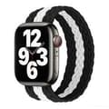 Miniatyrbild 1 av 2: Apple Watch kompatibelt ARMBAND Elastiskt SVART/VIT 38/40/41 mm