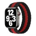 Miniatyrbild 1 av 2: Apple Watch kompatibelt ARMBAND Elastiskt SVART/RÖD 38/40/41 mm
