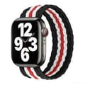Miniatyrbild 1 av 2: Apple Watch kompatibelt ARMBAND ElastisktSVART/RÖD/VIT38/40/41mm